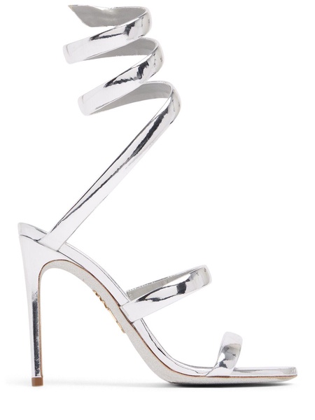 105mm Mirror leather sandals