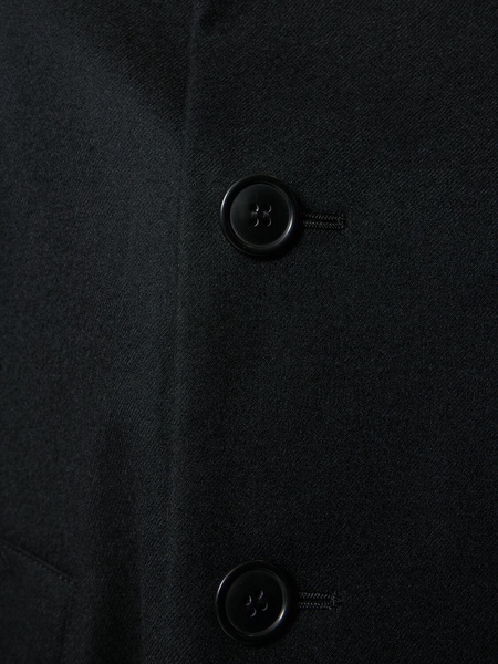 Short peacoat w/ furry sleeves
