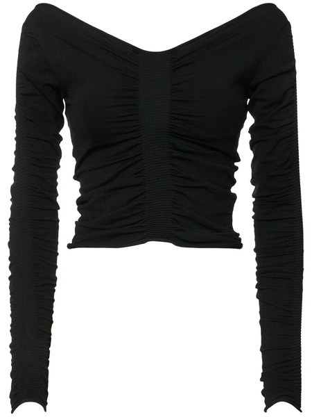 V neck knitted top