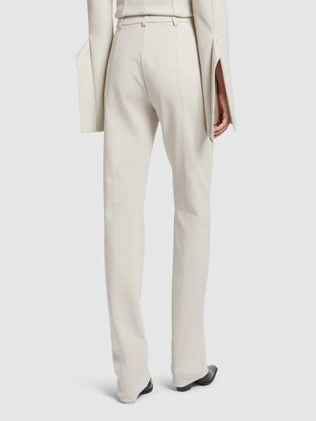 Piroghe viscose interlock straight pants