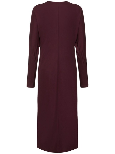 Mathilde draped viscose midi dress