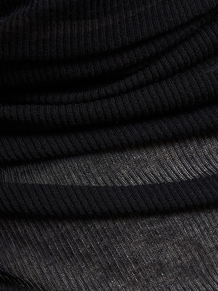 Draped viscose crop top