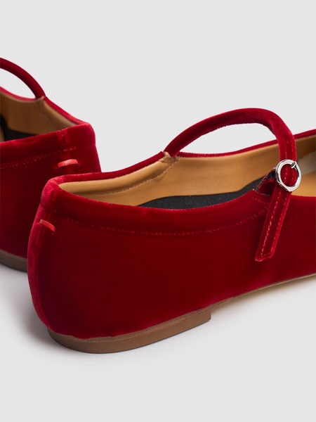 10mm Uma velvet ballerina flats