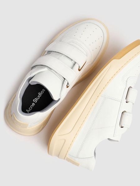Steffey leather low top sneakers