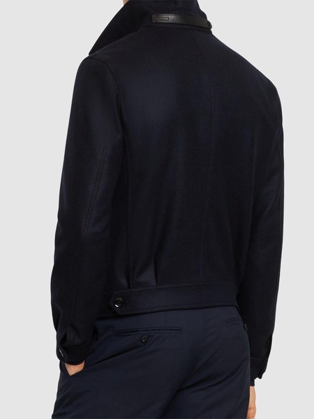 Officer light melton jacket