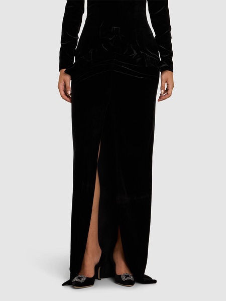 70mm Hangisi velvet pumps
