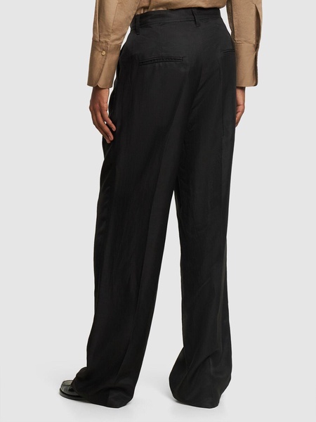 Carrie wide linen blend pants