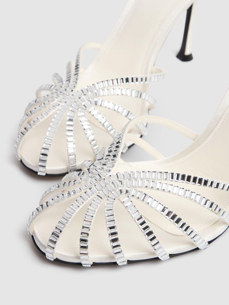 95mm Soraya satin mules
