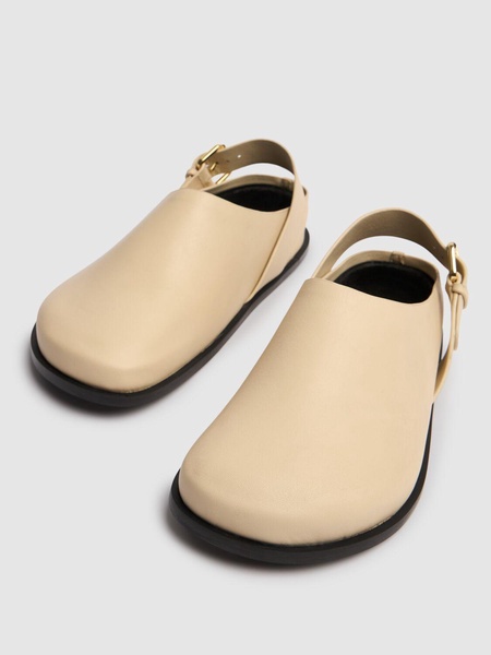 20mm Louis leather clogs