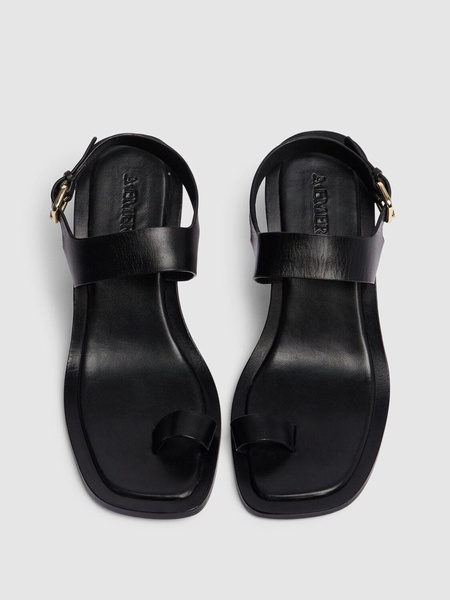 85mm Leland leather sandals