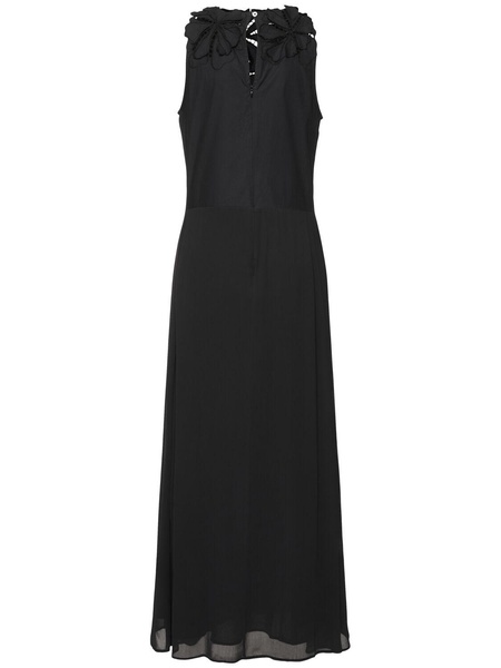 En fleur embroidered long dress
