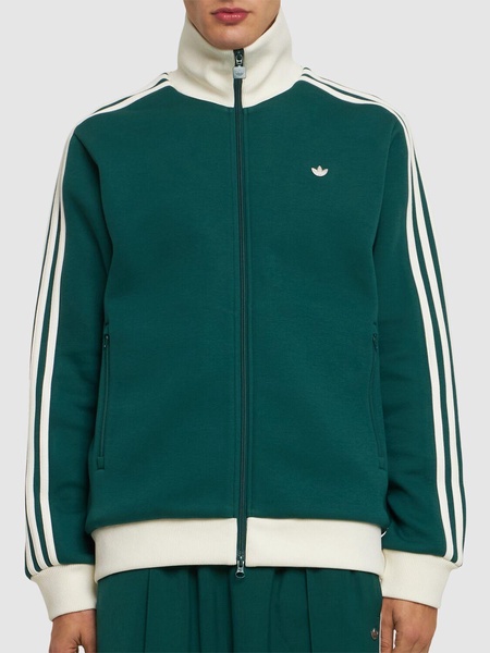 Premium cotton blend track jacket