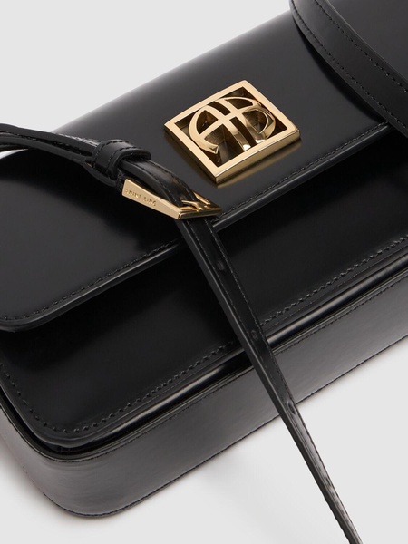 Elly high-shine leather crossbody bag