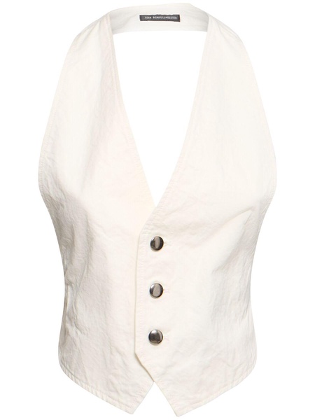 Monique cotton twill vest