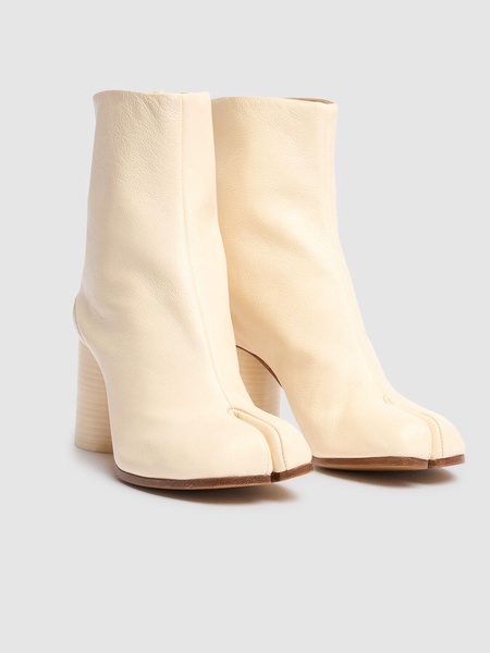 80mm Tabi vintage leather ankle boots