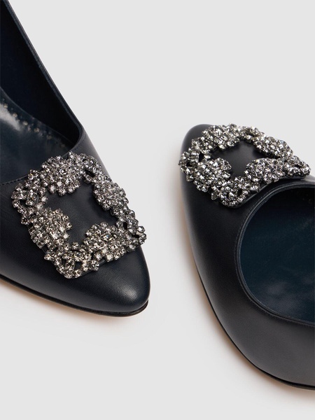 70mm Hangisi leather pumps