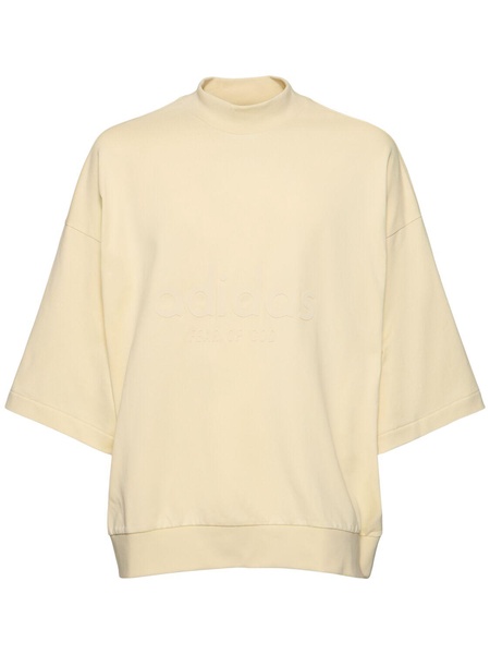 Fear Of God logo 3/4 mock neck t-shirt