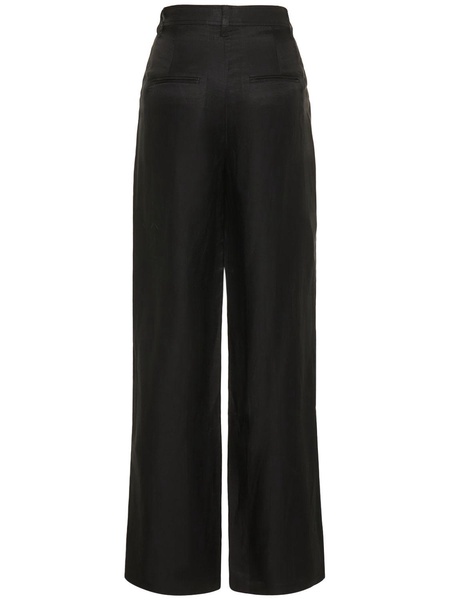 Carrie wide linen blend pants