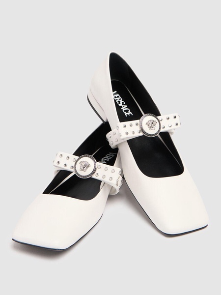 20mm Leather ballerina flats