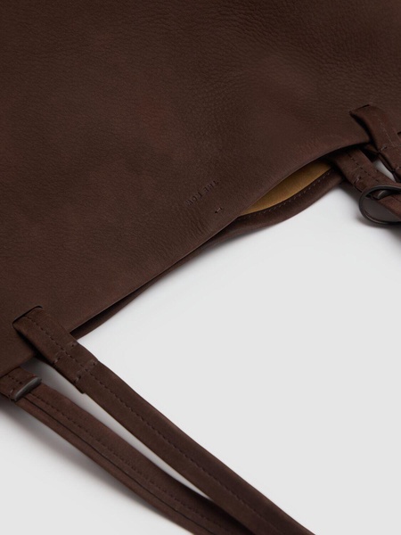 XL Park nubuck leather tote bag