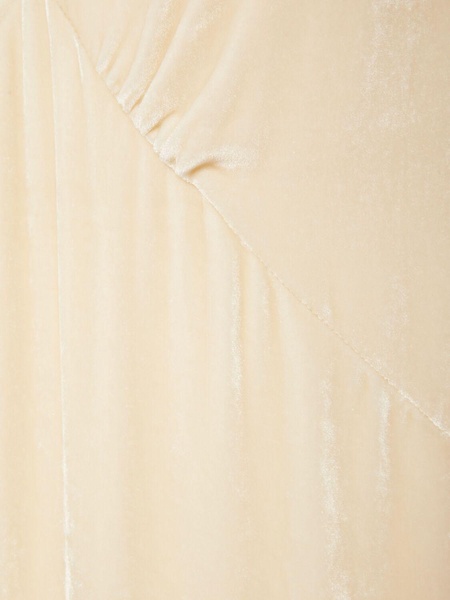 Fluid velvet long dress