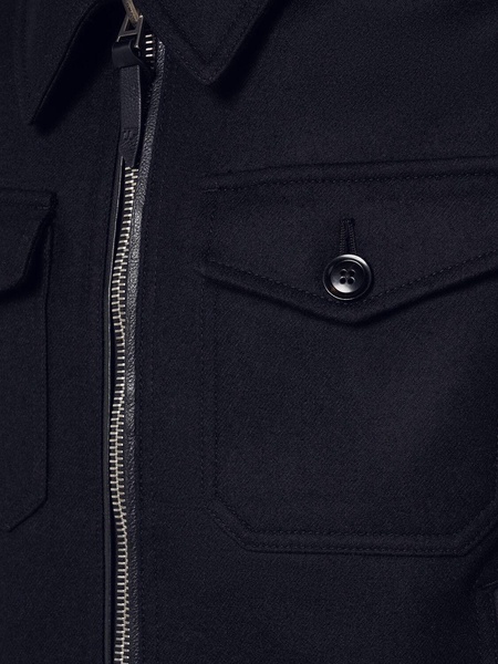 Officer light melton jacket