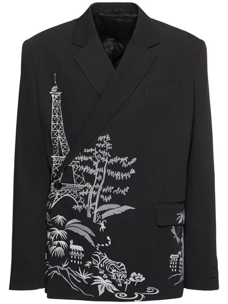 Jungle tailored kimono jacket