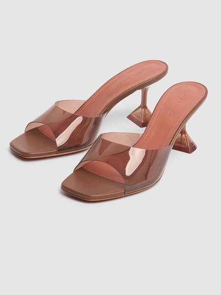 70mm Lupita Glass PVC mules