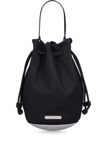 Mini Dome nylon twill bucket bag
