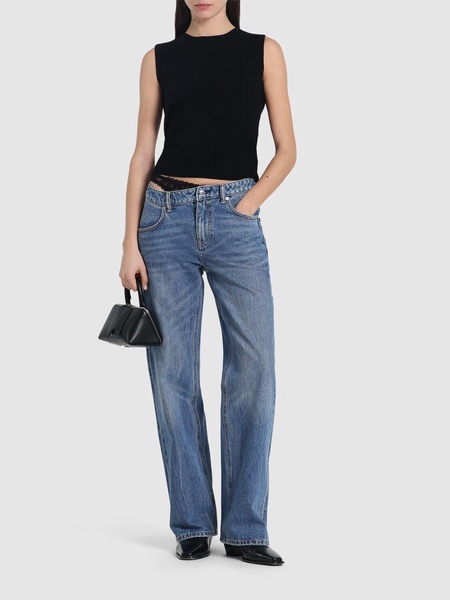 Dip side jeans w/ underwear detail