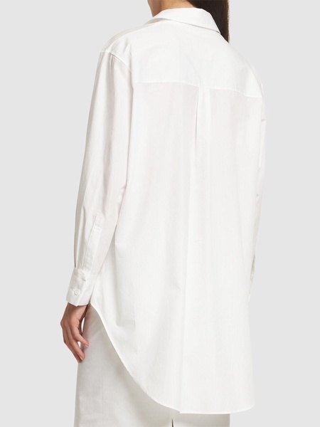 Cutting Tie cotton poplin shirt