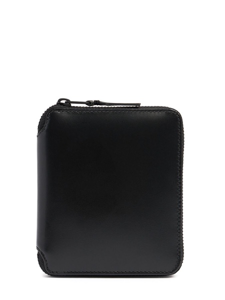 Leather zip wallet