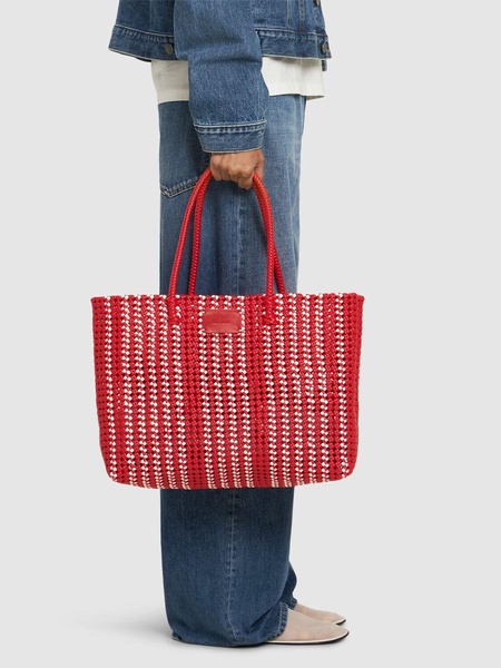 Large mesh tote bag