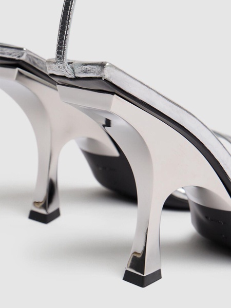 95mm Ester metallic leather sandals