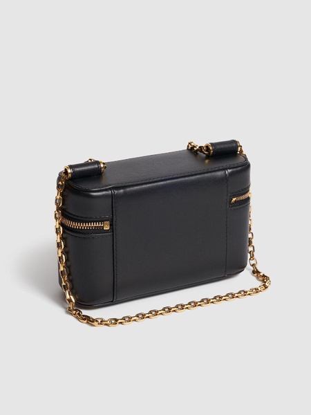 Small leather vanity case