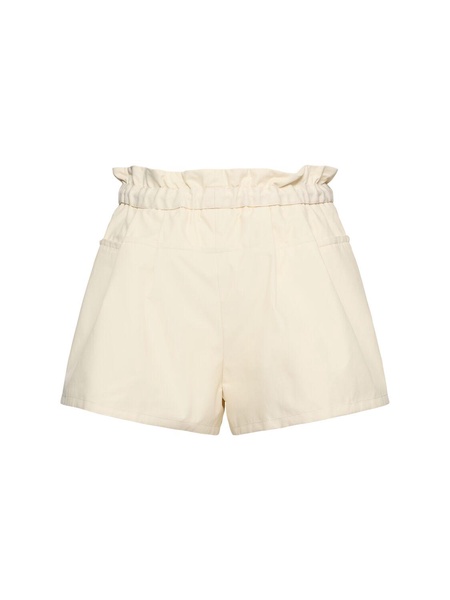 Cotton blend shorts