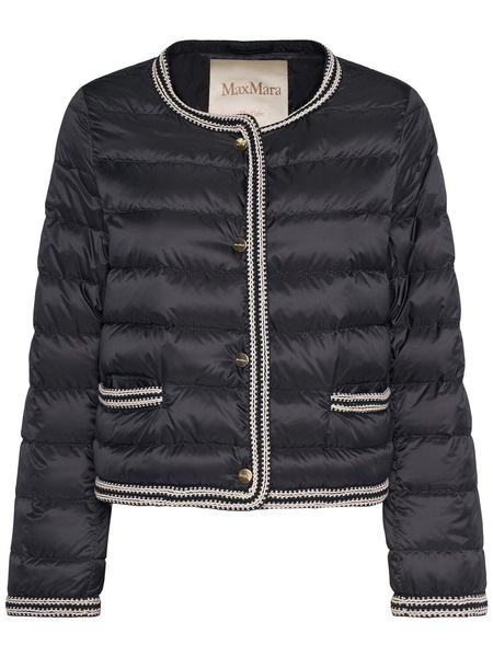 Kate embroidered hem down jacket