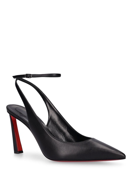 85mm Condora leather pumps