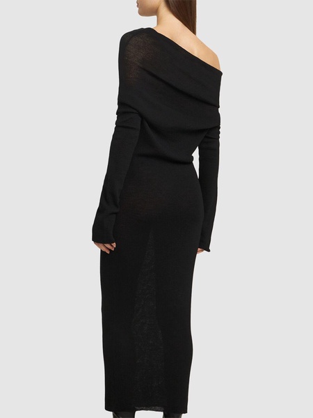 Barbro knit wool midi dress