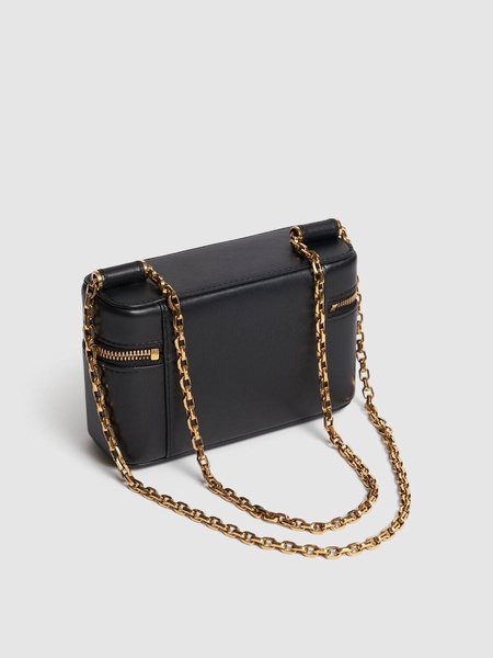 Small leather vanity case