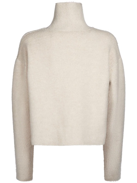 Erise brushed wool knit sweater