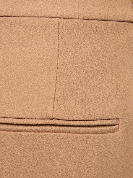 Haylee flared crepe cropped pants