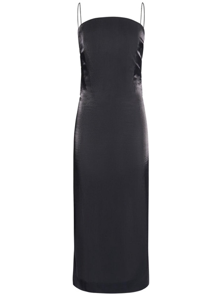 La Robe Carino satin midi dress