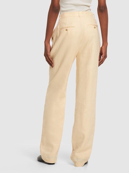 Jay linen straight pants