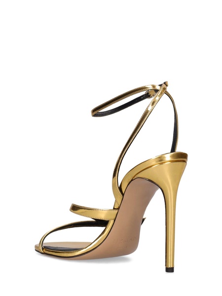 100mm Tita mirror leather sandals