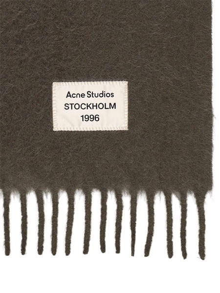 Alpaca blend logo scarf