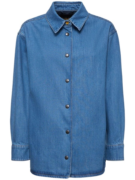 Cotton denim shirt