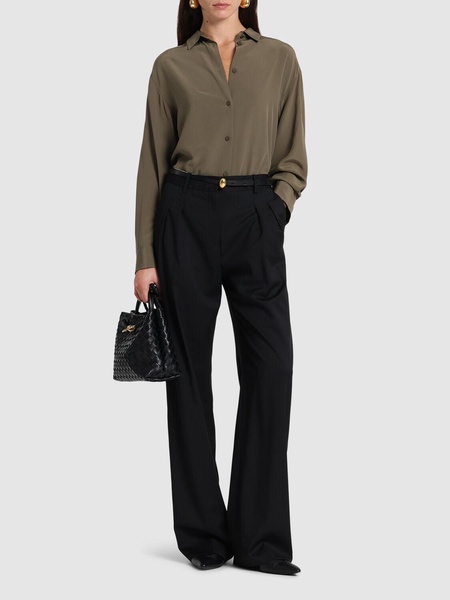 Sbiru flared wool pants