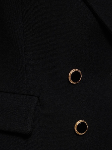 Wool double breasted blazer