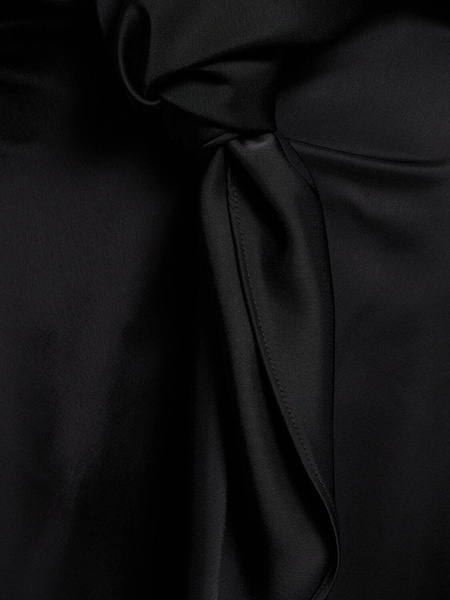Louie satin cutout mini dress